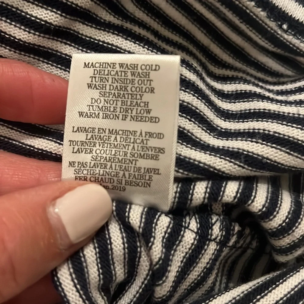 Z Supply the Capri Stripe Ruffle Dress Size small, excellent condition - Picture 8 of 9